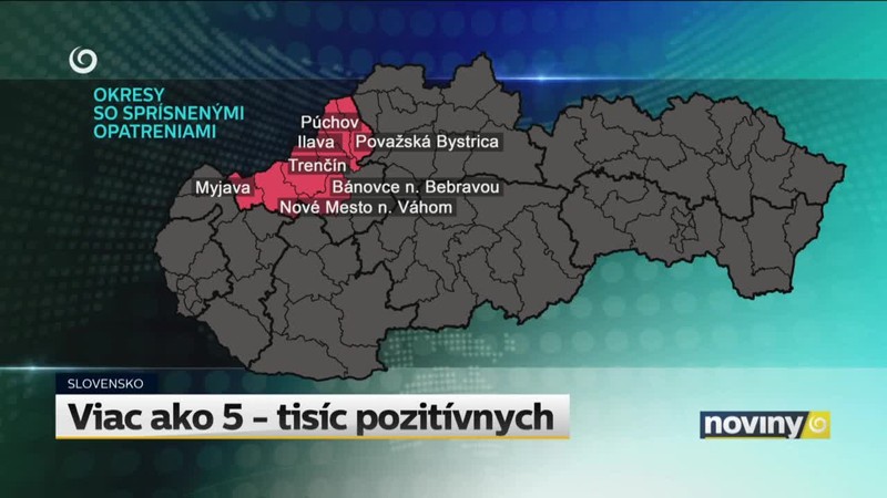 Viac ako 5 - tisíc pozitívnych