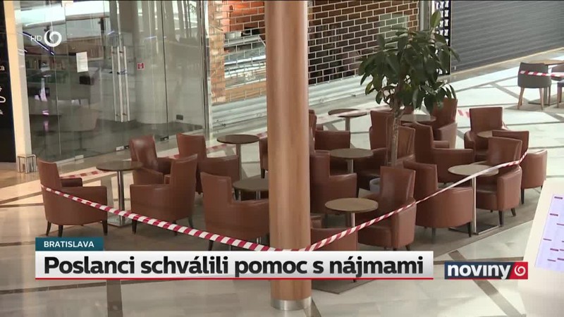 Poslanci schválili pomoc s nájmami