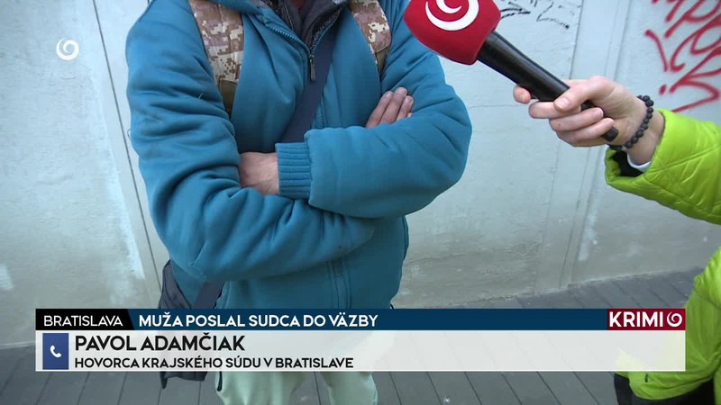 MUŽA POSLAL SUDCA DO VÄZBY