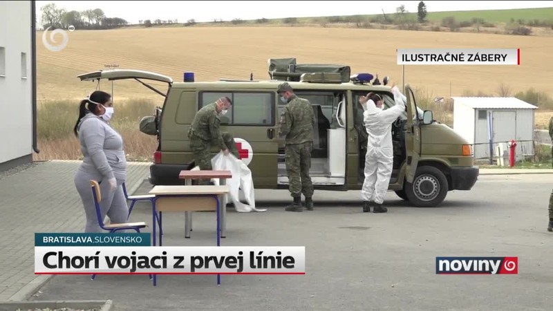 Chorí vojaci z prvej línie