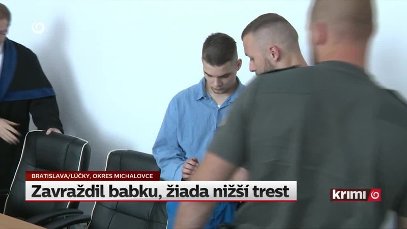 Zavraždil babku, žiada nižší trest