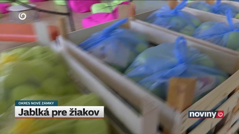 Jablká pre žiakov