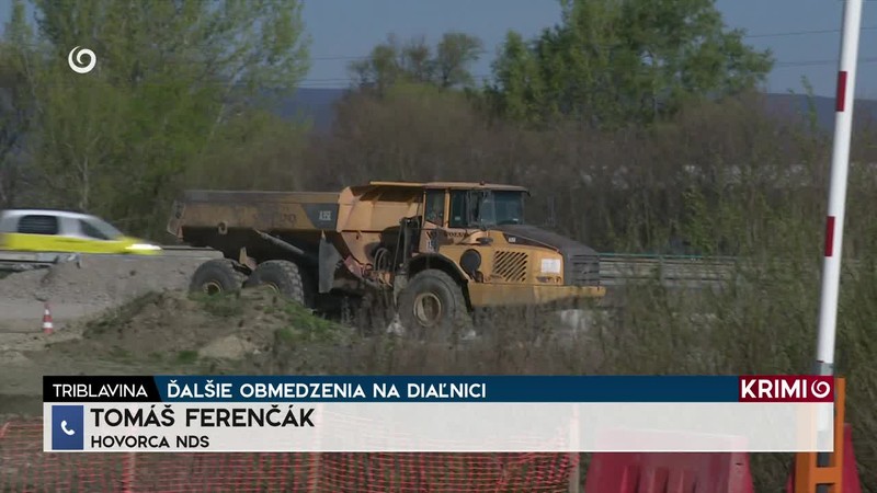 ĎALŠIE OBMEDZENIA NA DIAĽNICI