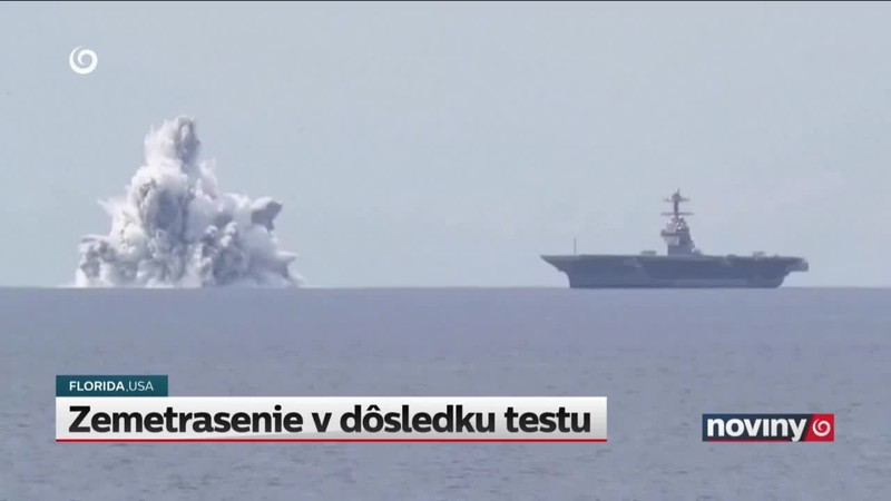 Zemetrasenie v dôsledku testu