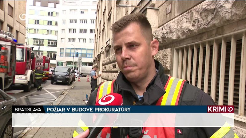 POŽIAR V BUDOVE PROKURATÚRY