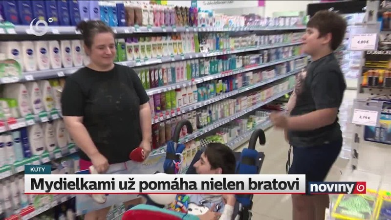 Mydielkami už pomáha nielen bratovi