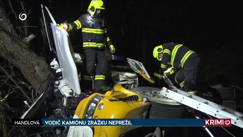 VODIČ KAMIÓNU ZRÁŽKU NEPREŽIL