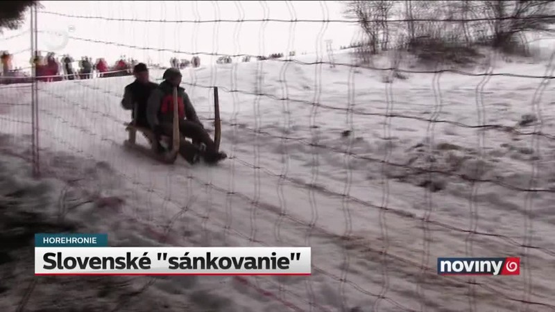Slovenské "sánkovanie"
