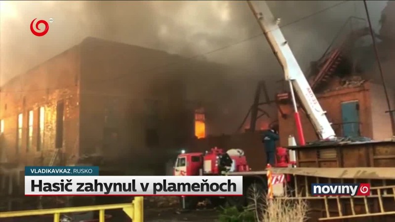 Hasič zahynul v plameňoch