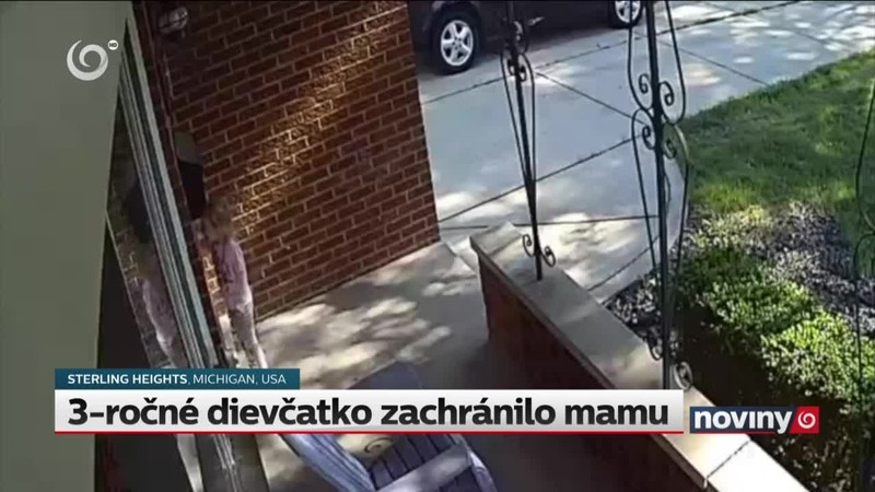 3-ročné dievčatko zachránilo mamu