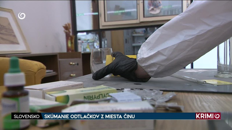 SKÚMANIE ODTLAČKOV Z MIESTA ČINU