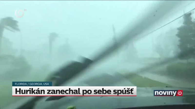 Hurikán zanechal po sebe spúšť
