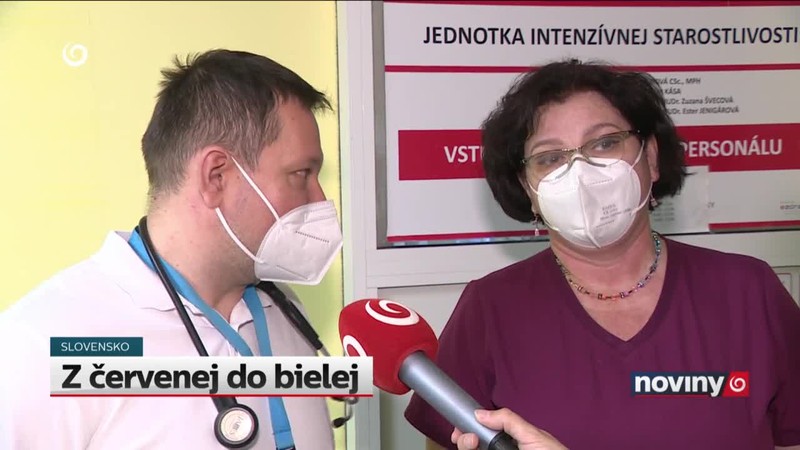 Z červenej do bielej