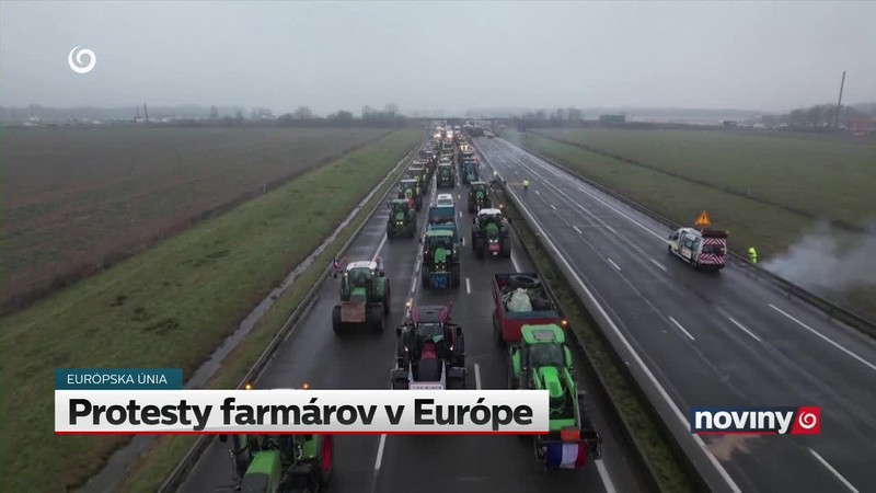 Protesty farmárov v Európe
