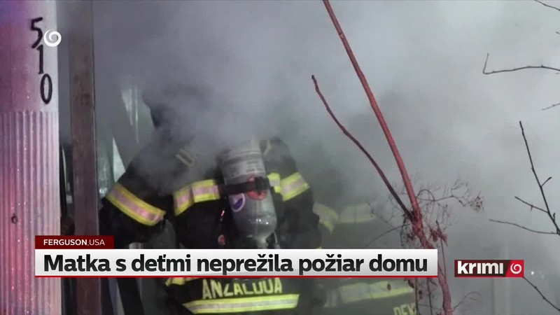 Matka s deťmi neprežila požiar domu