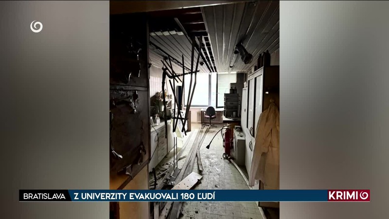 Z UNIVERZITY EVAKUOVALI 180 ĽUDÍ