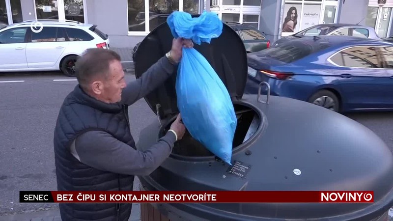 BEZ ČIPU SI KONTAJNER NEOTVORÍTE