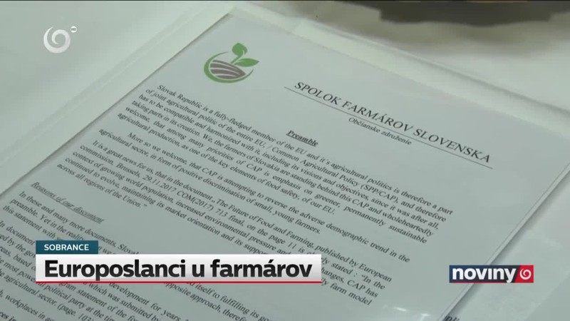 Europoslanci u farmárov