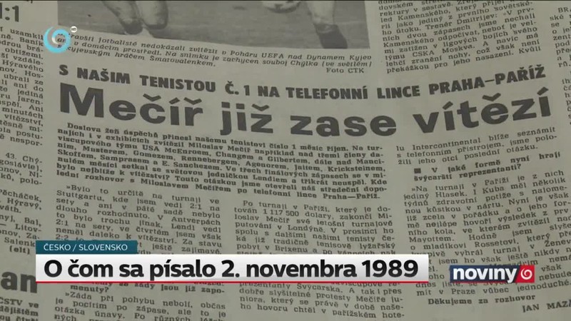 O čom sa písalo 2. novembra 1989