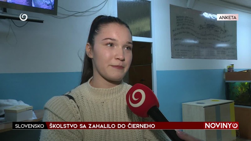 ŠKOLSTVO SA ZAHALILO DO ČIERNEHO