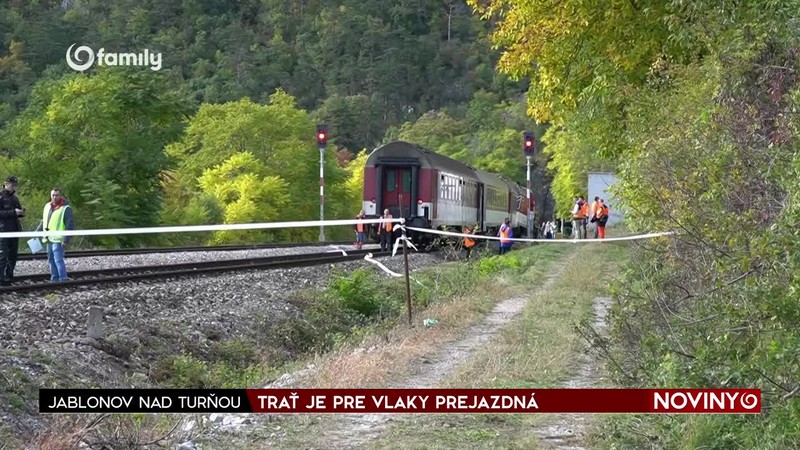 TRAŤ JE PRE VLAKY PREJAZDNÁ
