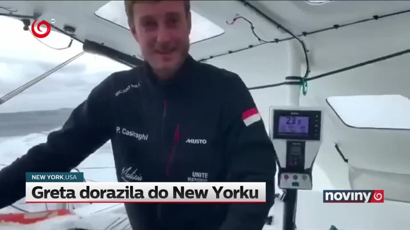 Greta dorazila do New Yorku
