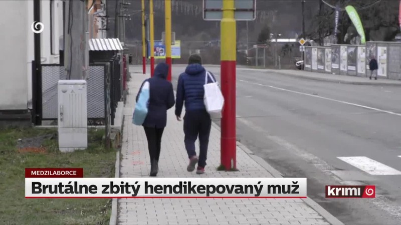 Brutálne zbitý hendikepovaný muž