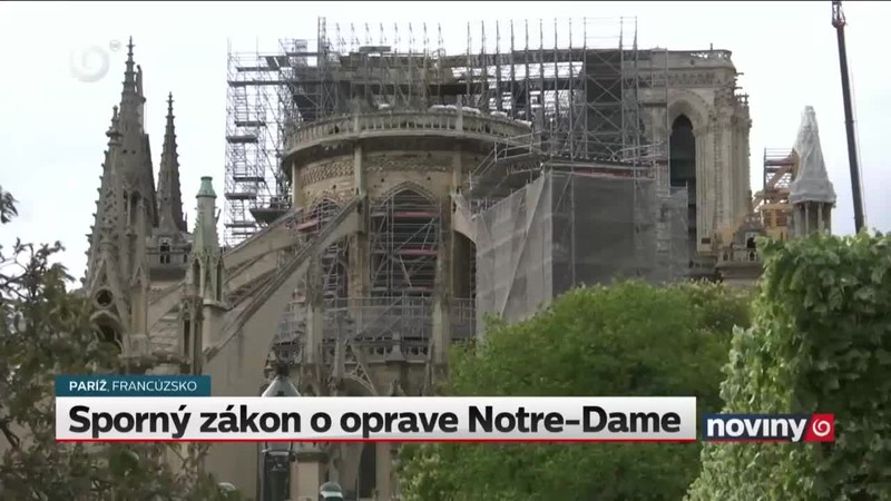 Sporný zákon o oprave Notre-Dame