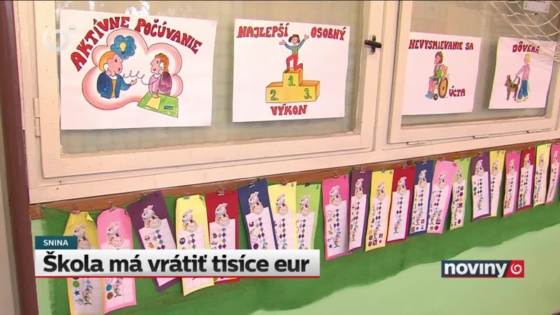 Škola má vrátiť tisíce eur