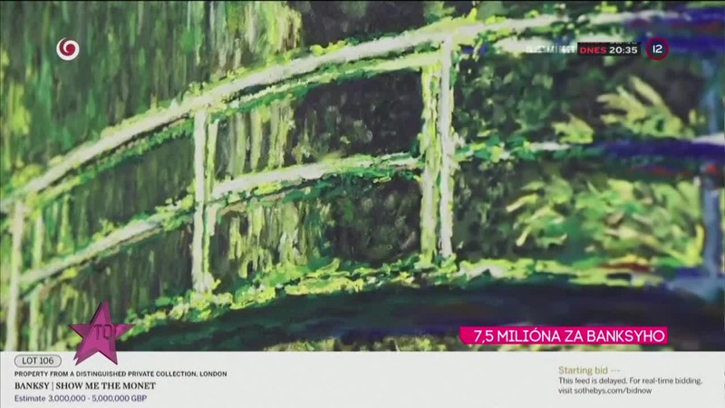 7,5 MILIÓNA ZA BANKSYHO