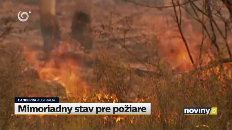 Mimoriadny stav pre požiare