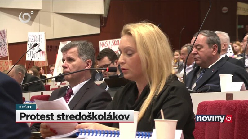 Protest stredoškolákov