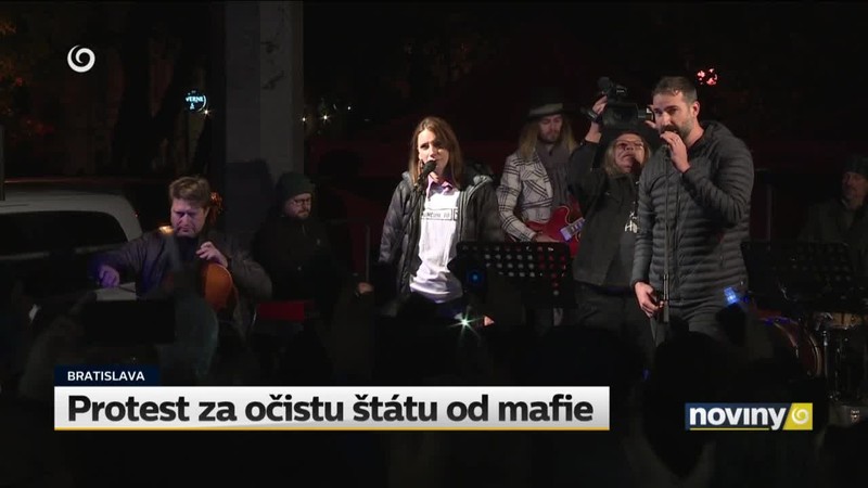Protest za očistu štátu od mafie