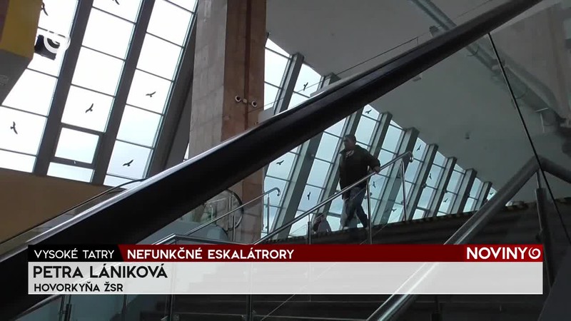 NEFUNKČNÉ ESKALÁTRORY