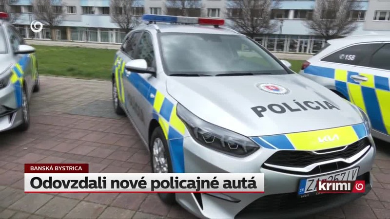 Odovzdali nové policajné autá