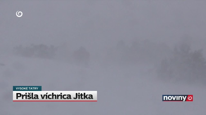Prišla víchrica Jitka