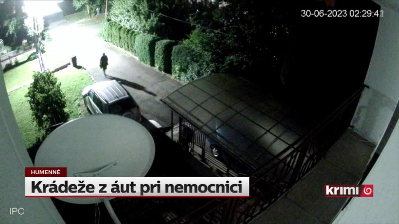 Krádeže z áut pri nemocnici