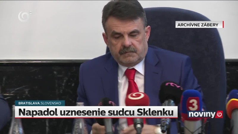 Napadol uznesenie sudcu Sklenku