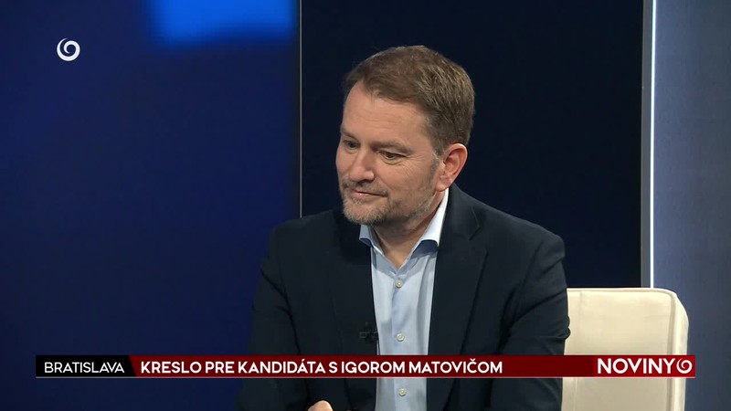 KRESLO PRE KANDIDÁTA S IGOROM MATOVIČOM