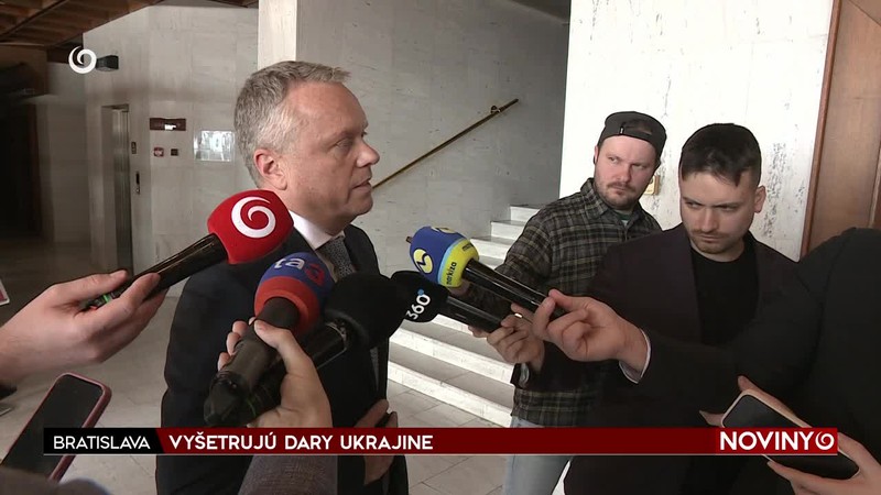 VYŠETRUJÚ DARY UKRAJINE