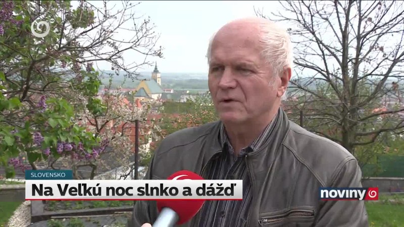 Na Veľkú noc slnko a dážď