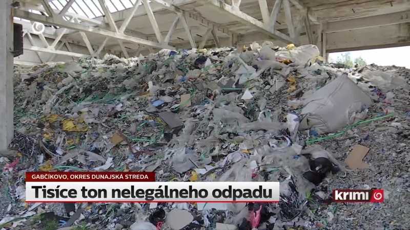 Tisíce ton nelegálneho odpadu