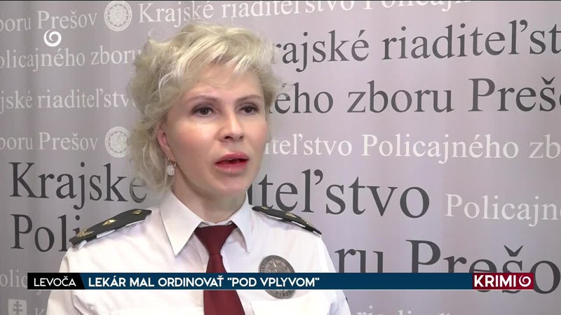 LEKÁR MAL ORDINOVAŤ "POD VPLYVOM"