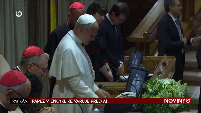 PÁPEŽ V ENCYKLIKE VARUJE PRED AI