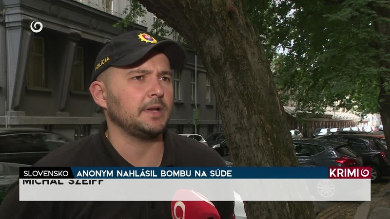 ANONYM NAHLÁSIL BOMBU NA SÚDE