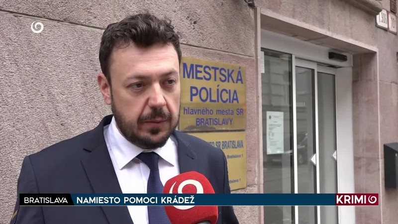 NAMIESTO POMOCI KRÁDEŽ