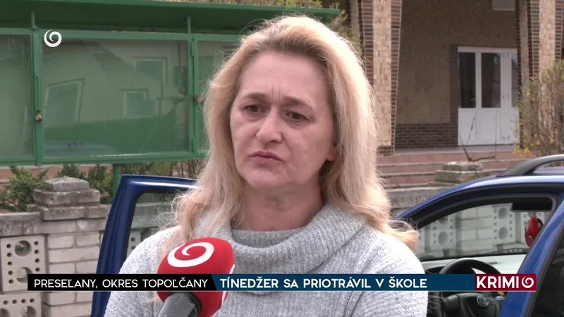 TÍNEDŽER SA PRIOTRÁVIL V ŠKOLE