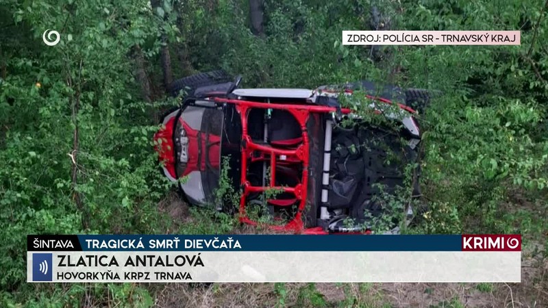 TRAGICKÁ SMRŤ DIEVČAŤA