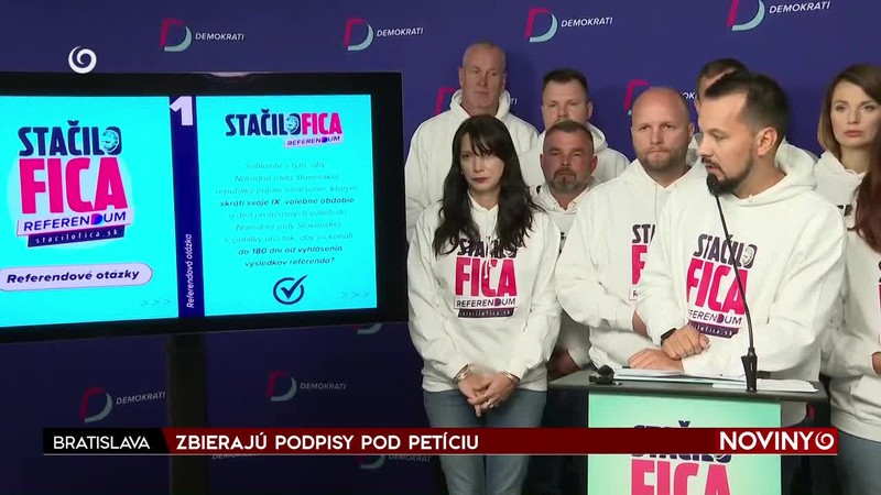 ZBIERAJÚ PODPISY POD PETÍCIU