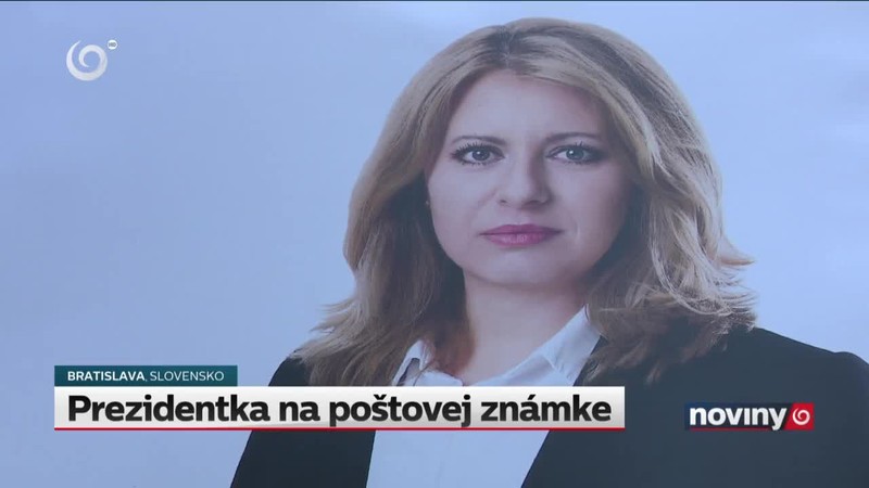 Prezidentka na poštovej známke